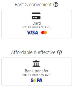 Swift Elite Trade Partners With Coinify To Make Buying Bitcoin Even Easier - Coinify 3 payment method 252x300